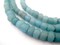 The Bead Chest Indonesian Glass Beads, Small Java Bali 4mm Spacers Jewelry Making Supplies for Necklaces, Bracelets, DIY Crafts (Faded Turquoise)